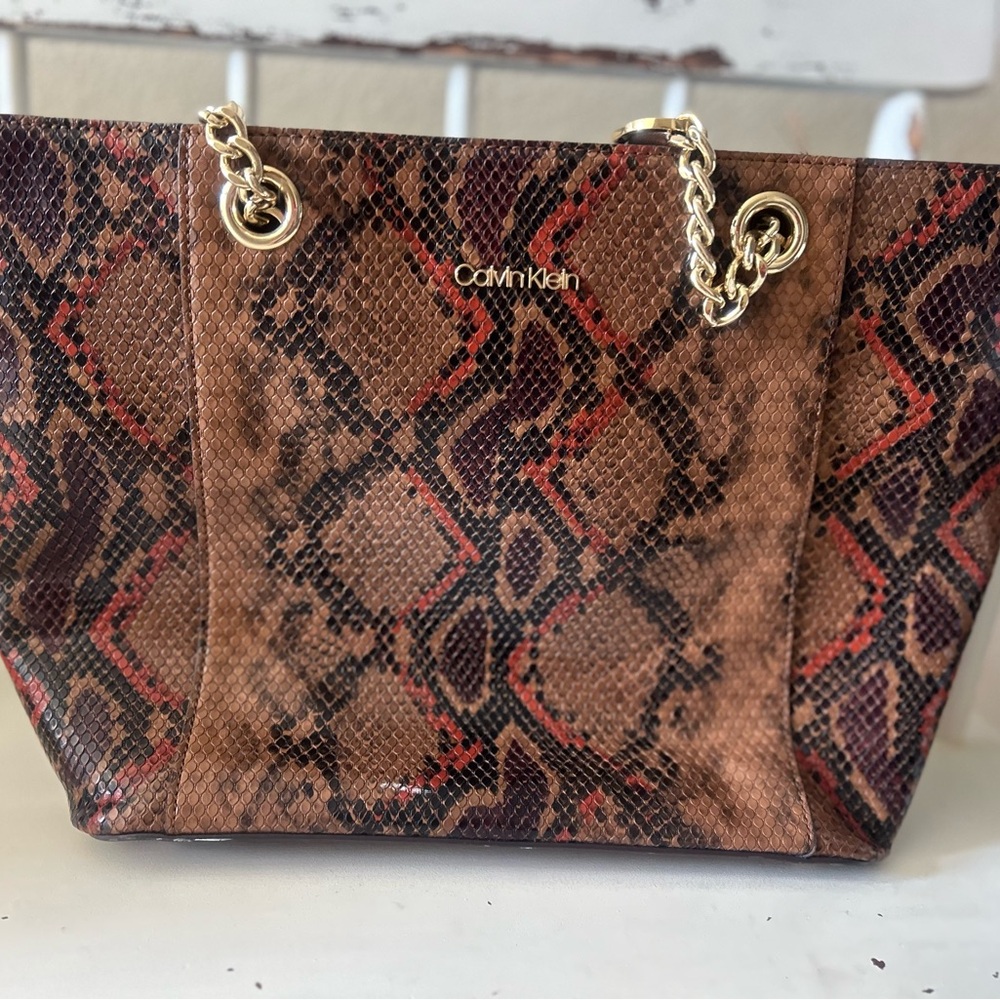 Calvin Klein Python Purse - image 4
